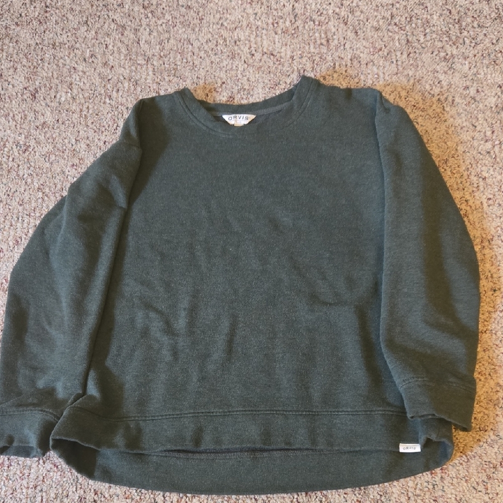 Vintage Orvis Dark Green Crewneck Sweater